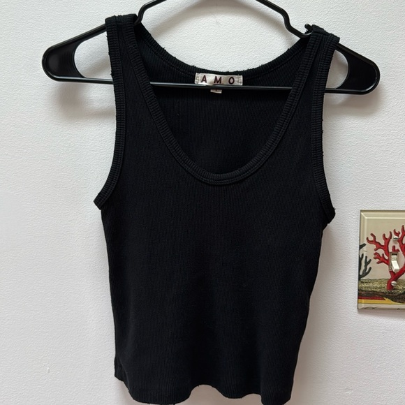 AMO Crop Rib Tank - Picture 1 of 5